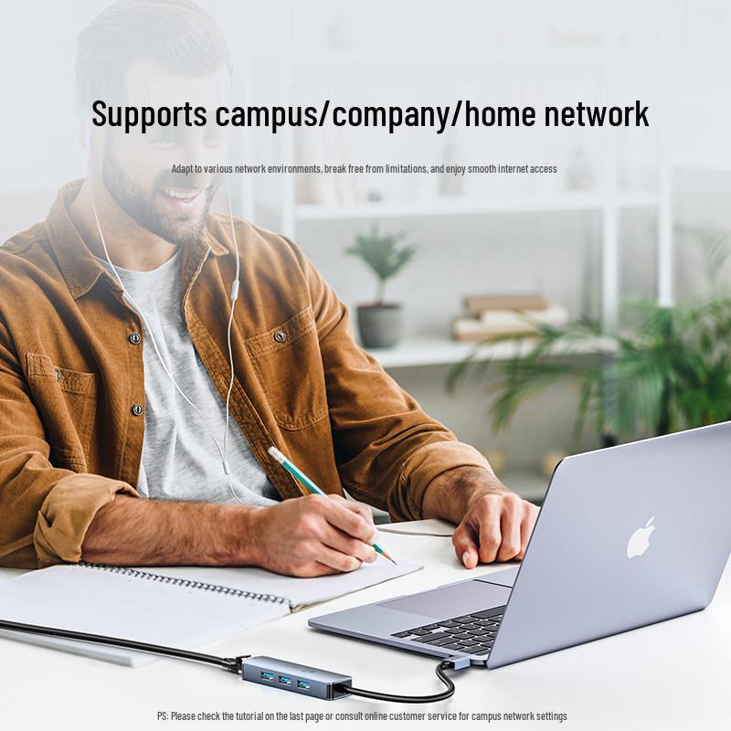 ShanZe USB to Ethernet Adapter: Mac Laptop RJ45 Gigabit Network Converter