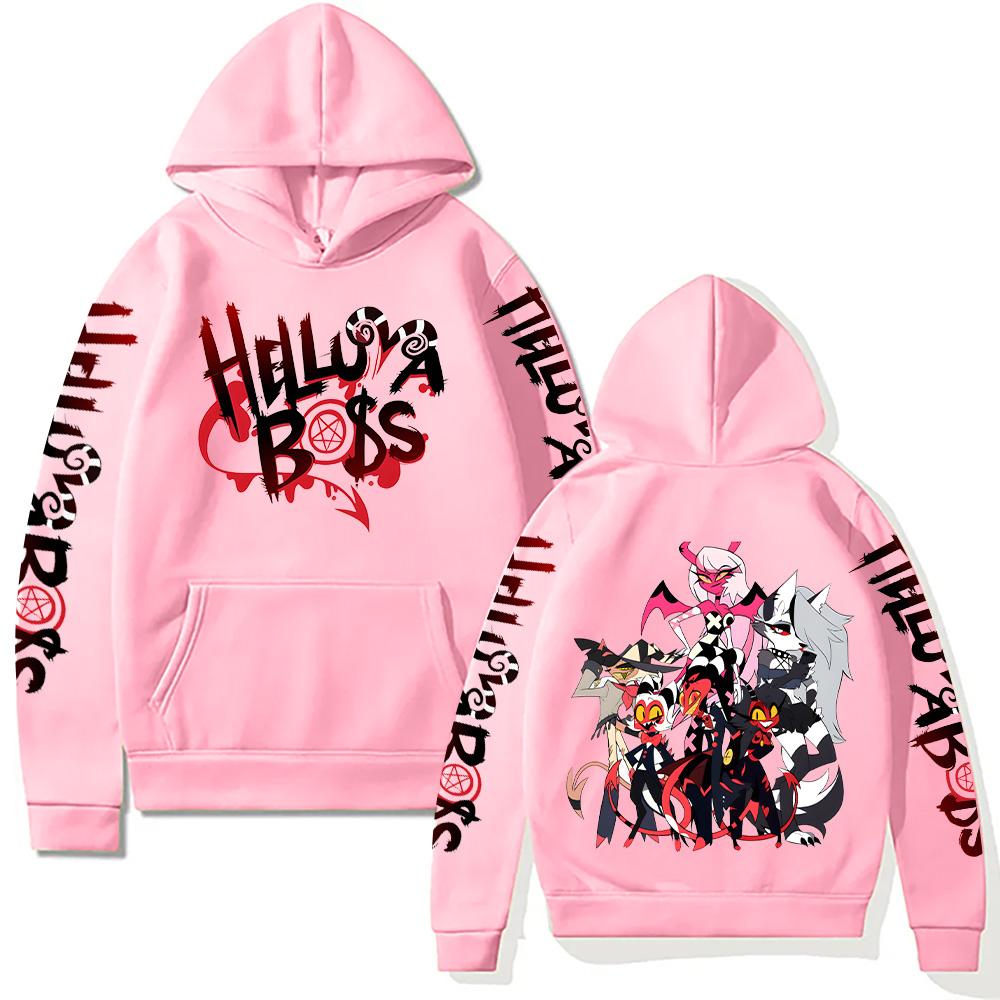 Helluva Boss Hoodies New Trends Y2k Aesthetic Anime Sweatshirt Unisex Loose Hip Hop Streetwear Vintage Harajuku Pullovers Casual