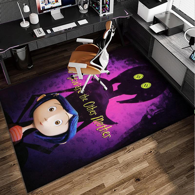 Fantasy In horror mother Office Rug Chair Mat, Game Carpet, Suitable for Front Door, Bedroom, Living Room, Desk, Holiday Gift