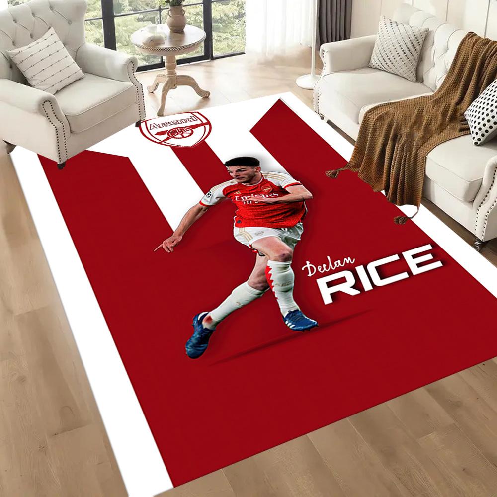 Arsenal Area Rug Design for Decorate room Foyer Playrooms Dining Room Antislip Carpet Anime Office Decor Perfect Gift for Women/Men