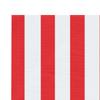 Awning Fabric Red and White Striped 5x3 m