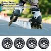 4 Pack Inline Skate Wheels 90/100/110mm Skate Replacement Wheels with Bearings Indoor Outdoor Roller Skate Wheels
