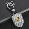 Автомобильный Подвес Брелок Углеродное Волокно Брелок Кольцо для Ключей Для Porsche Cayenne Macan 911 718 Taycan Panamera Boxster Cayman Аксессуар