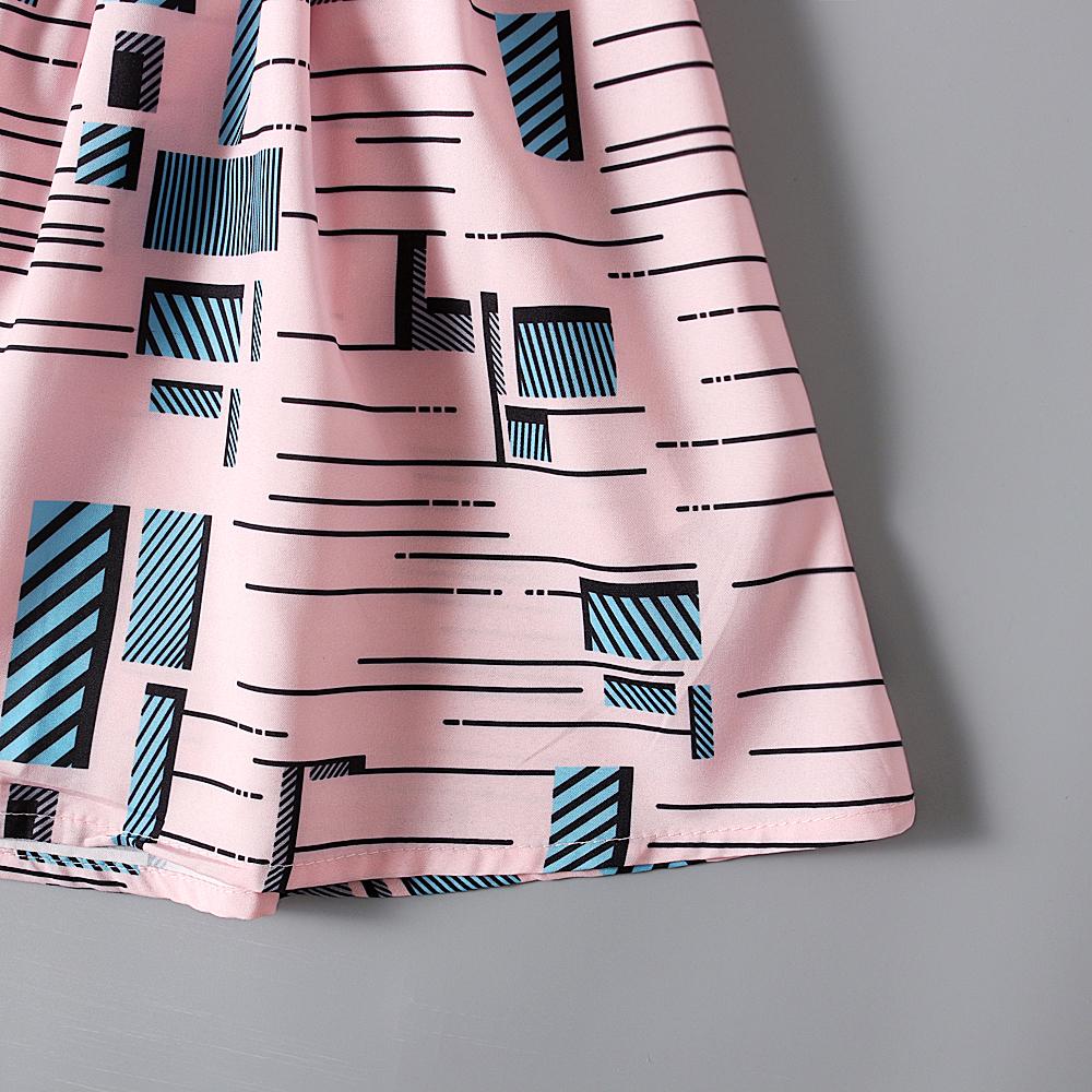 Baby Kids Girls Clothes African Boho Style Printed Ruffle Sleeves Backless Dress for 1-6 Years