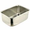 Tsubame-Sanjo Deep Container, 16.2cm, Square Storage Container, 18-8 Stainless Steel, Size S, Made In Japan