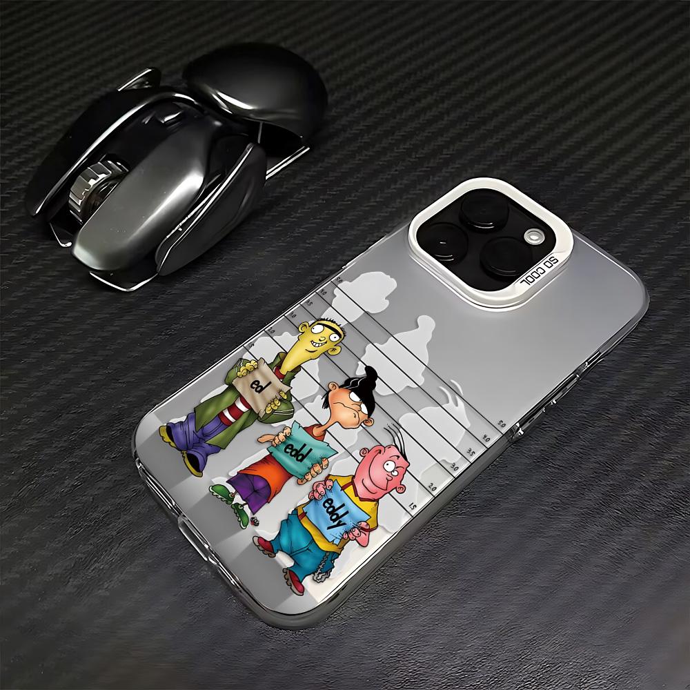 Cartoon E-Ed Edd N Eddy Phone Case For iPhone 16e 16 15 14 13 12 11 mini Pro Max X XR XSMAX 8 7 Plus Anti Fall Matte Back Cover