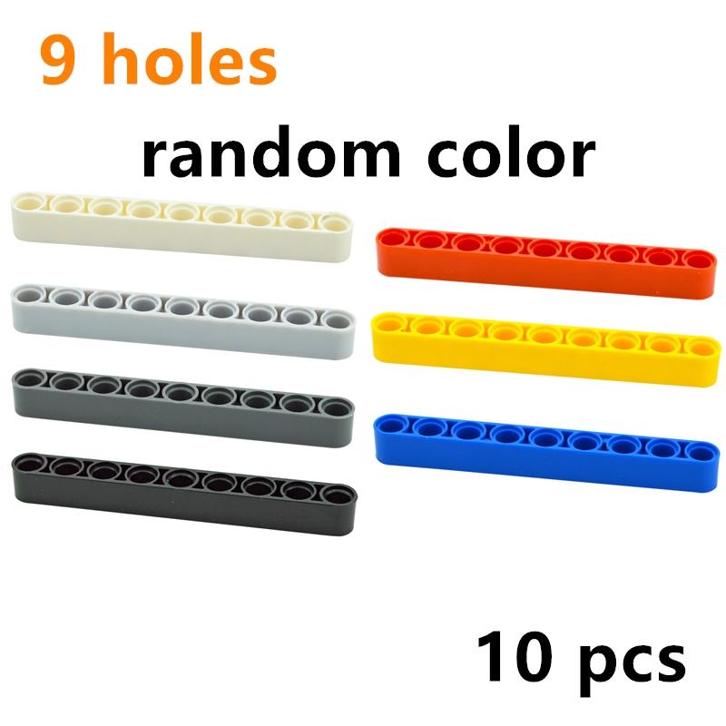 Технические строительные блоки с отверстием, объемные толстые кирпичи, комбинация с шипами, длинная балка, L-образные игрушки, высокотехнологичные детали 87087 3701 3703