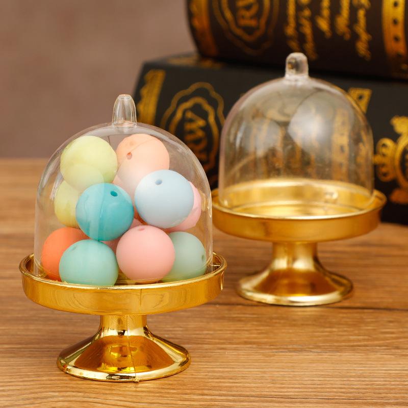11PCS Western Style Transparent Candy Box Creative Candy Packaging Box Tray Shape Plastic Box with Hand Gifts Holiday Gifts