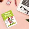 30-Day Chair Yoga Guide Book for Beginners, 60 Workouts for Weight Loss & Flexibility, Spiral Bound Senior Exercise Book (5.5x8.3 Inch, Green)