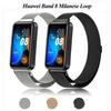 Магнитный ремешок-петля для Huawei Band 8, металлический ремешок из нержавеющей стали для Huawei SmartWatch Band 8, браслет-браслет