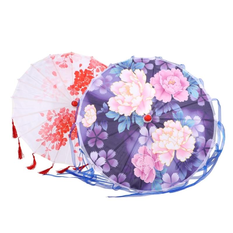 Китайский зонтик в традиционном стиле, элегантный орнамент, украшение дома