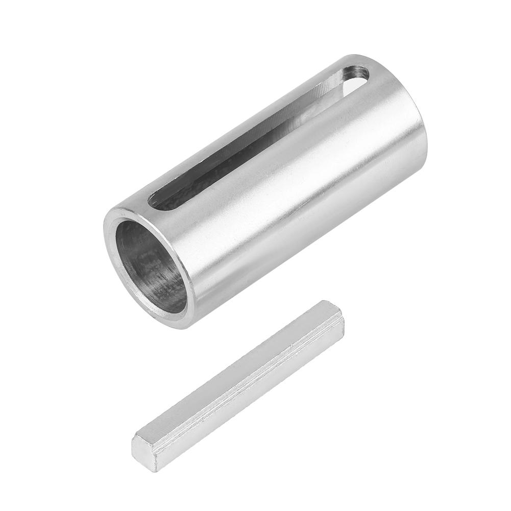 Crank Shaft Sve Adapter 3 / 4 to 1 Inch Hvy Duty Steel CNC NaMachined Step Key Included for Gas Engine Pulley Conversion Silver 2. Inches Lo