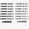 New XDrive 20i 25i 28i 30i 35i 40i 50i 20d 30d 35d 40d 50d Fender Emblem Badge for X1 X3 X4 X5 X6 X7 Car Trunk Logo Sticker