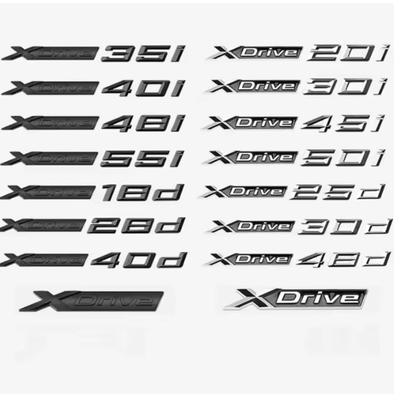 Новый XDrive 20i 25i 28i 30i 35i 40i 50i 20d 30d 35d 40d 50d эмблема Fender для X1 X3 X4 X5 X6 X7, наклейка на багажник автомобиля с логотипом