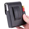 PU Leather Cigarettes Protective Bag Cigarettes Lighter Holder Pocket Case Cigarettes Storage Container for Smokers