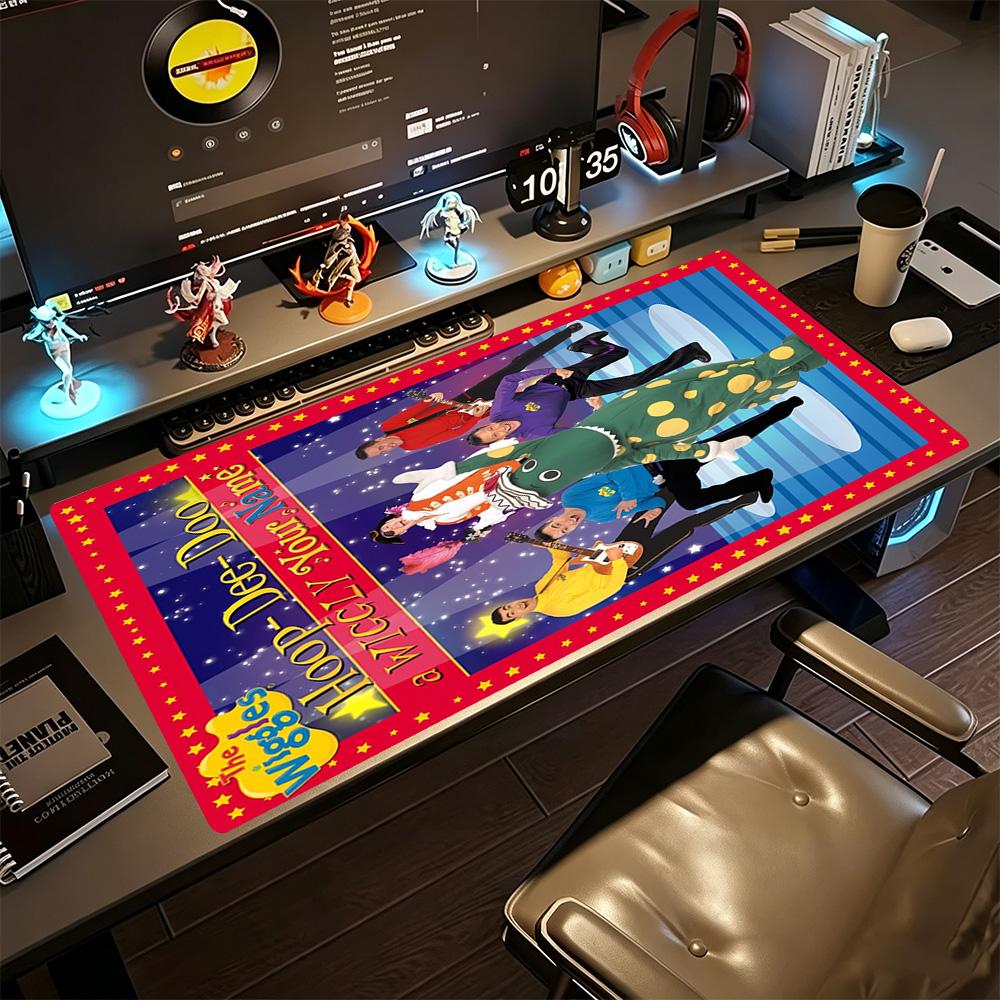 Wiggles Customized Name Mouse Pad Desk Mouse Pad Desktop Mouse Pad Non-Slip Rubber Base Office and Gaming Desk Decoration