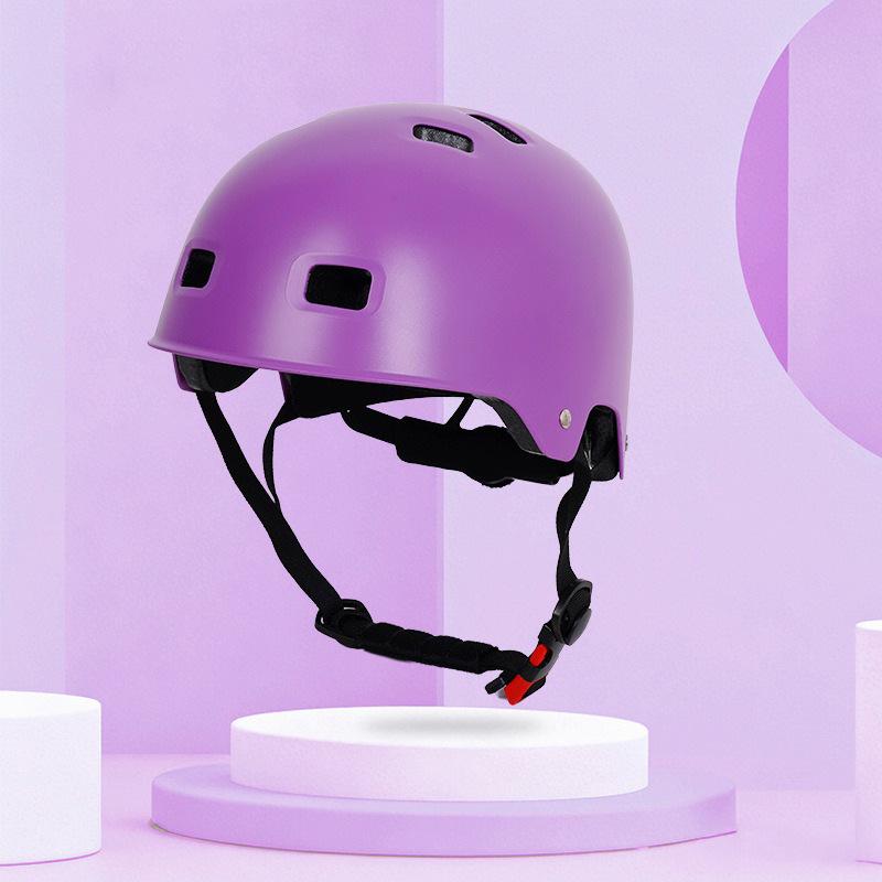 Шлем-цветок сливы из ABS+EPS для детей и взрослых - Унисекс для катания на роликах и скейтборде.