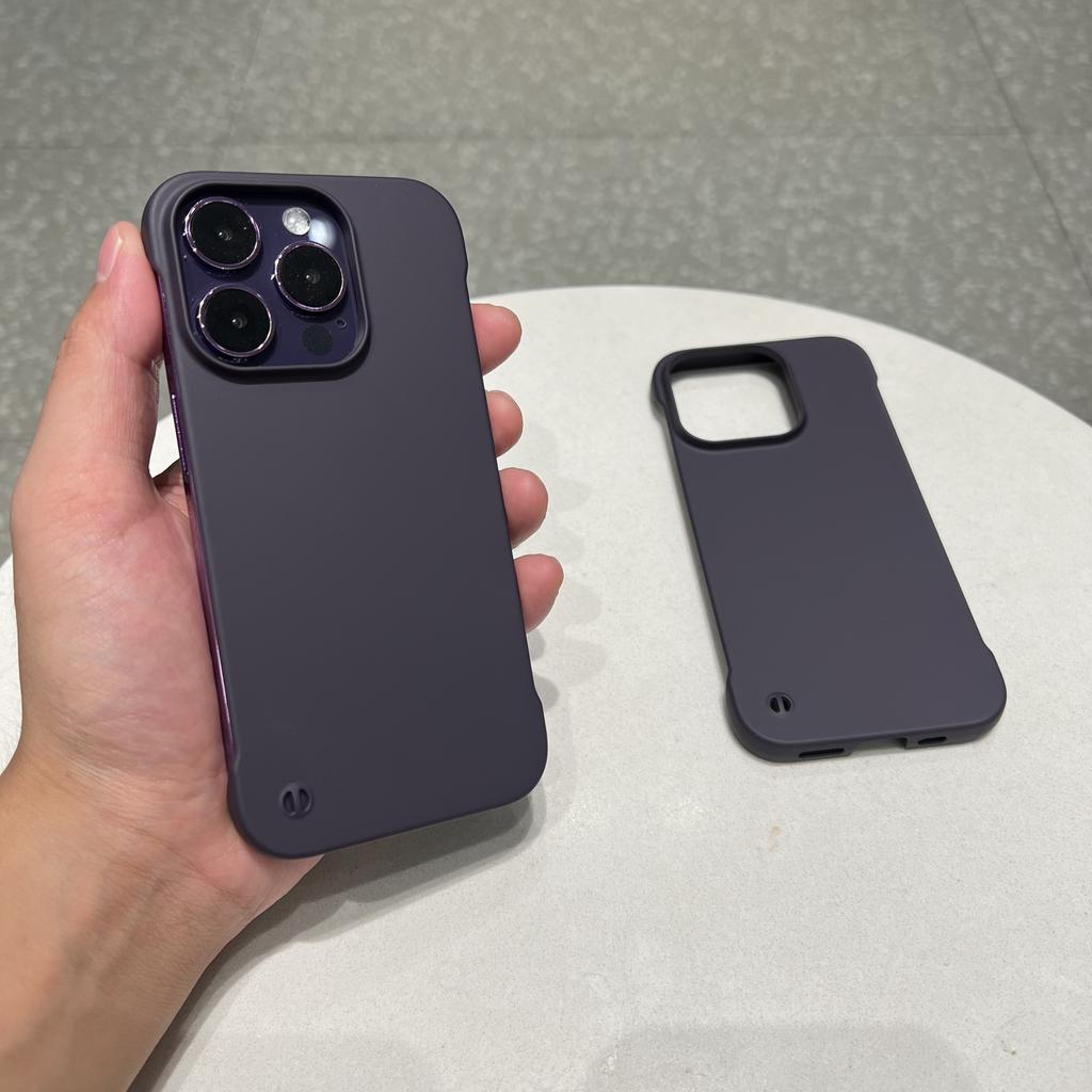 Ультратонкий безрамочный жесткий чехол из поликарбоната для iPhone 15 14 13 12 MINI 11 Pro Max XR XS X 8 7 Plus SE роскошный тонкий охлаждающий чехол Candy