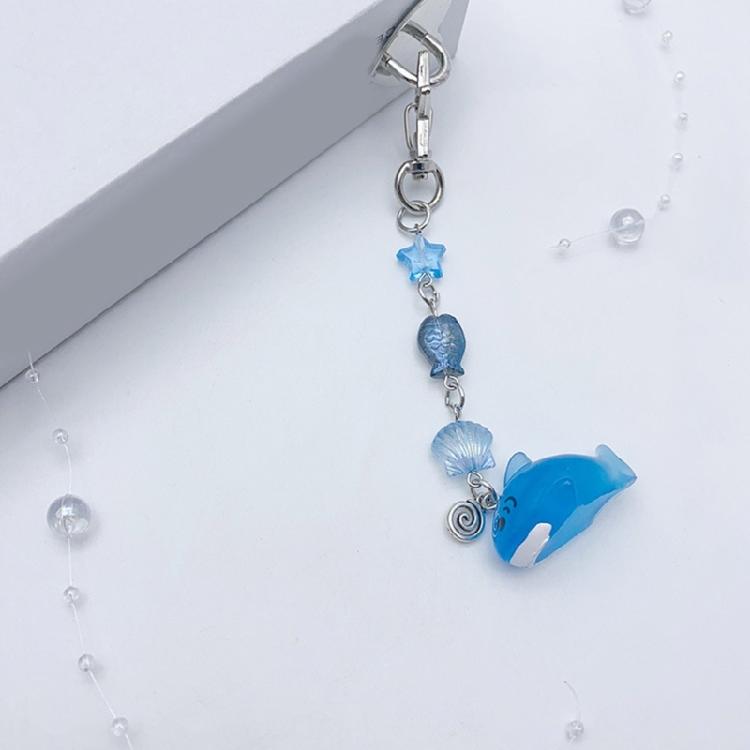 Ocean Animals Keychain Stylish Fish Pendant Beaded Keyrings for Fashion Lovers