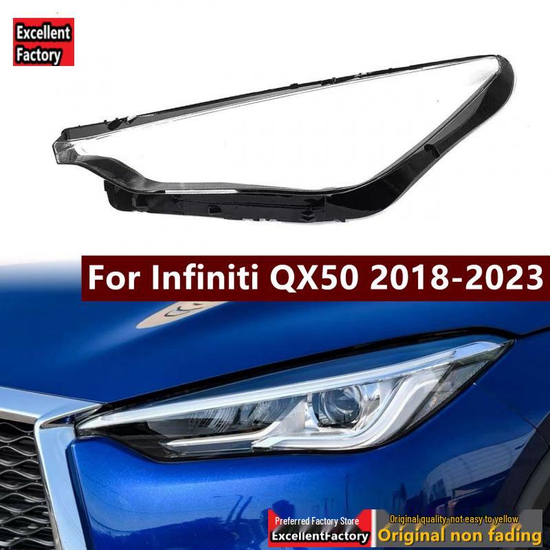 Infiniti QX50 Headlight Cover 2018-2023: Transparent Front Lamp Shell