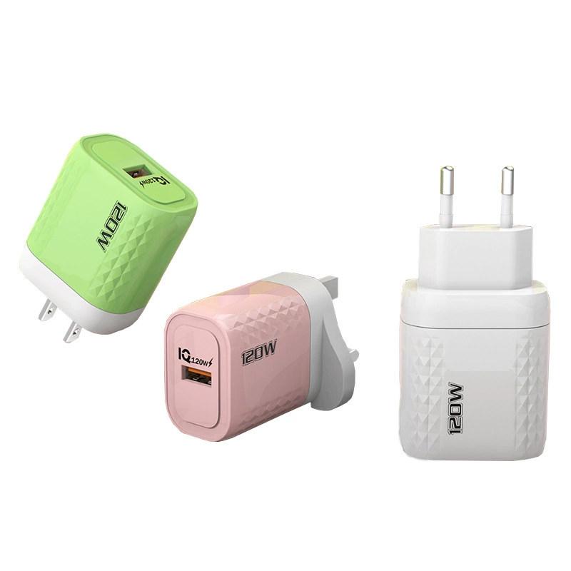 120W USB C Charger GaN Fast Charging Charger PD Quick Charge QC3.0 Wall Adapter For iPhone 15 Xiaomi POCO Samsung Huawei Oneplus