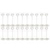 20 Pcs Table Number Holder 15cm Heart Shaped Place Card Holder Memo Clip Photo Stand