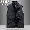 Мужской легкий жилет JEEP SPIRIT с воротником-стойкой для активного отдыха