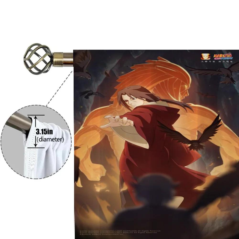 Домашний интерьер Кухня Шторы для гостиной 2 шт. Плотные шторы Дверная штора Наруто Спальня Украшение Разделительная перегородка Тень