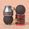 1/2Pcs Universal Pin Socket Female Socket Mmcx Pure Copper Gold Plated Built-In Hreaded Nut Holder Headphone Plug