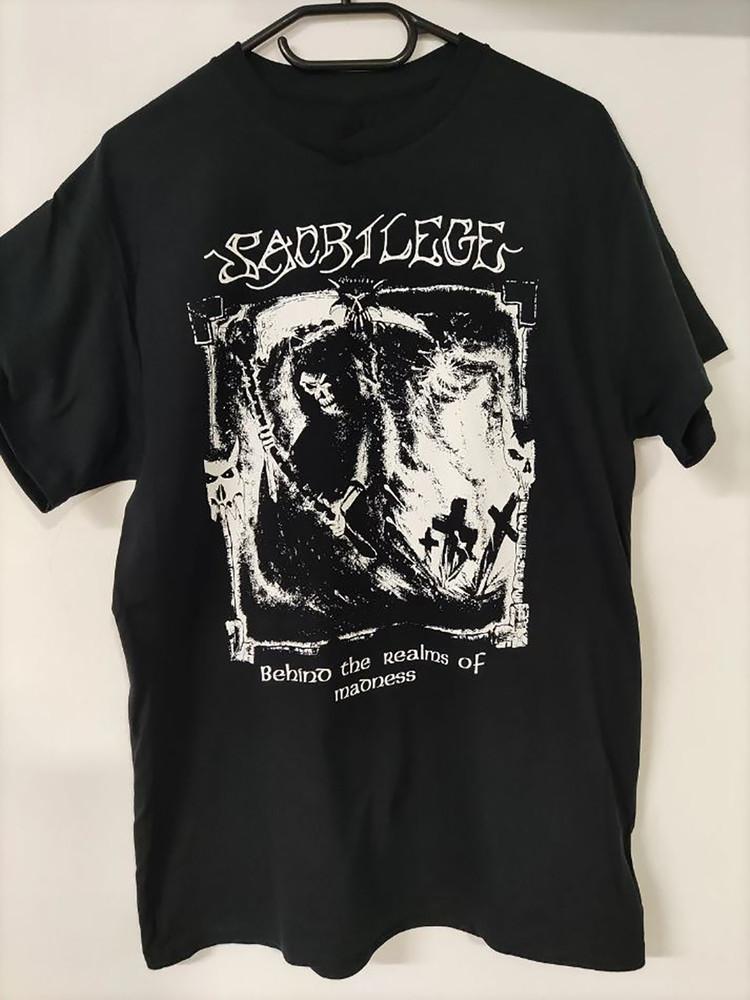 Sacrilege Band Behind the Realms of Madness Cotton Shirt Unisex Adult Unisex T-Shirt