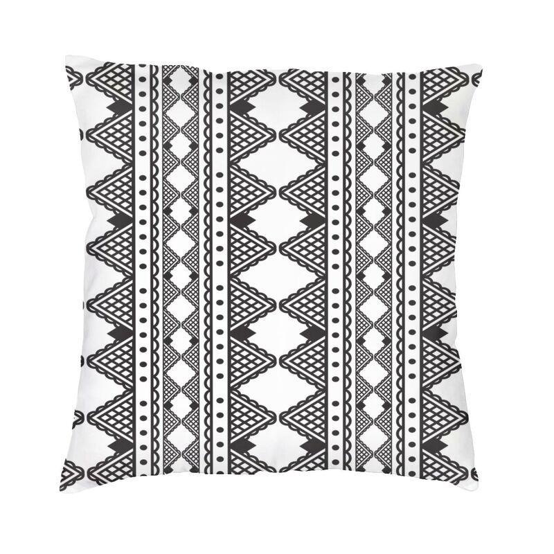 Amazigh Kabyle Berber Motifs Throw Pillow Case Bedroom Decoration Morocco Africa Geometric Cushion Cover Sofa Chair Pillowslip