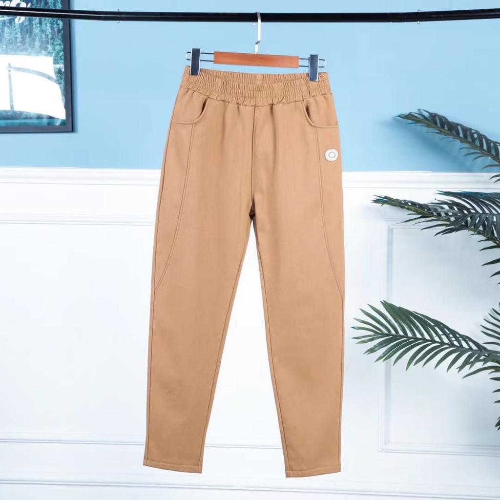 Зимние женские хлопковые шерстяные брюки, зимние большие размеры, повседневные толстые теплые шаровары