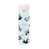 Mofusand Double-Layer Vacuum Insulated Stainless Steel One-Push Bottle, 480ml [Panda CatAll-Over Print] with One-Touch Lock for Easy One-Hand Use,