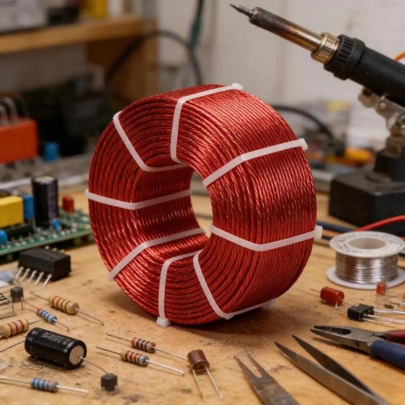 7Strand Wire Air Cores Inductors Copper Coils For HiFi Speaker Crossovers Inductors With 4N OFC Build 0.1mH 53mm-1.0mH 79mm