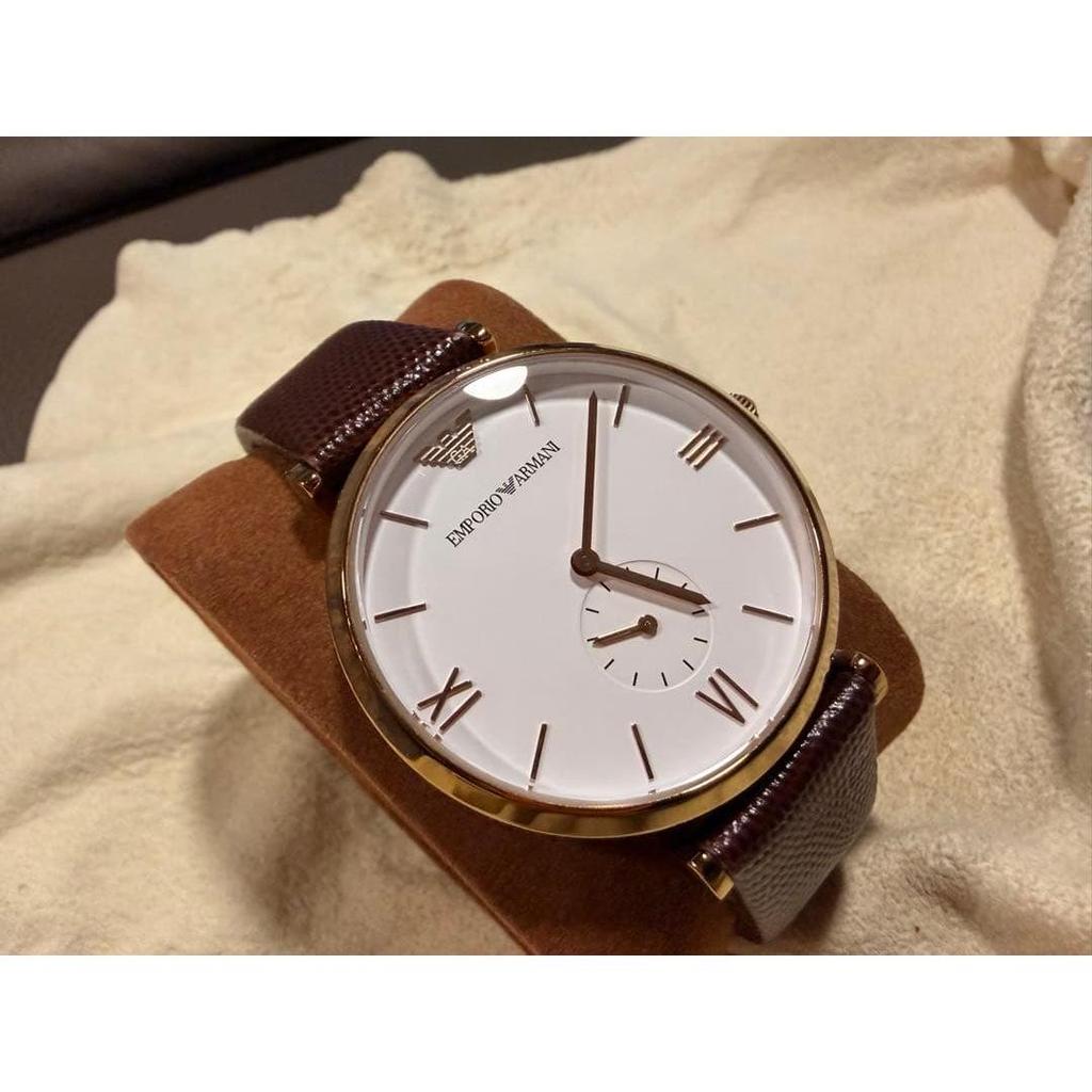 Used EMPORIO ARMANI Watch Quartz Brown