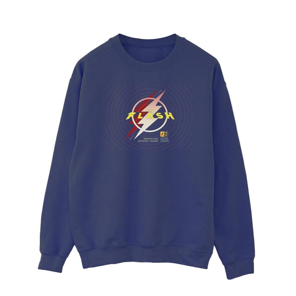 DC Comics Mens The Flash Lightning Logo Sweatshirt