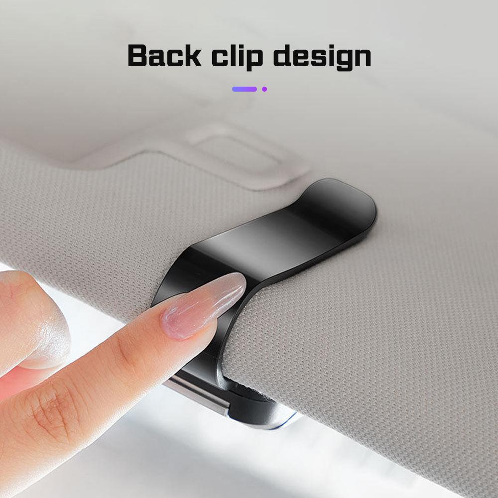 AAAOS1 Car Visor Glasses Storage Clip Sunglasses Holder for BMW X1 X3 X4 X5 X6 F15 F16 1 3 5 6 7 Series G30 G32 G11 F48 F39 520 525 320