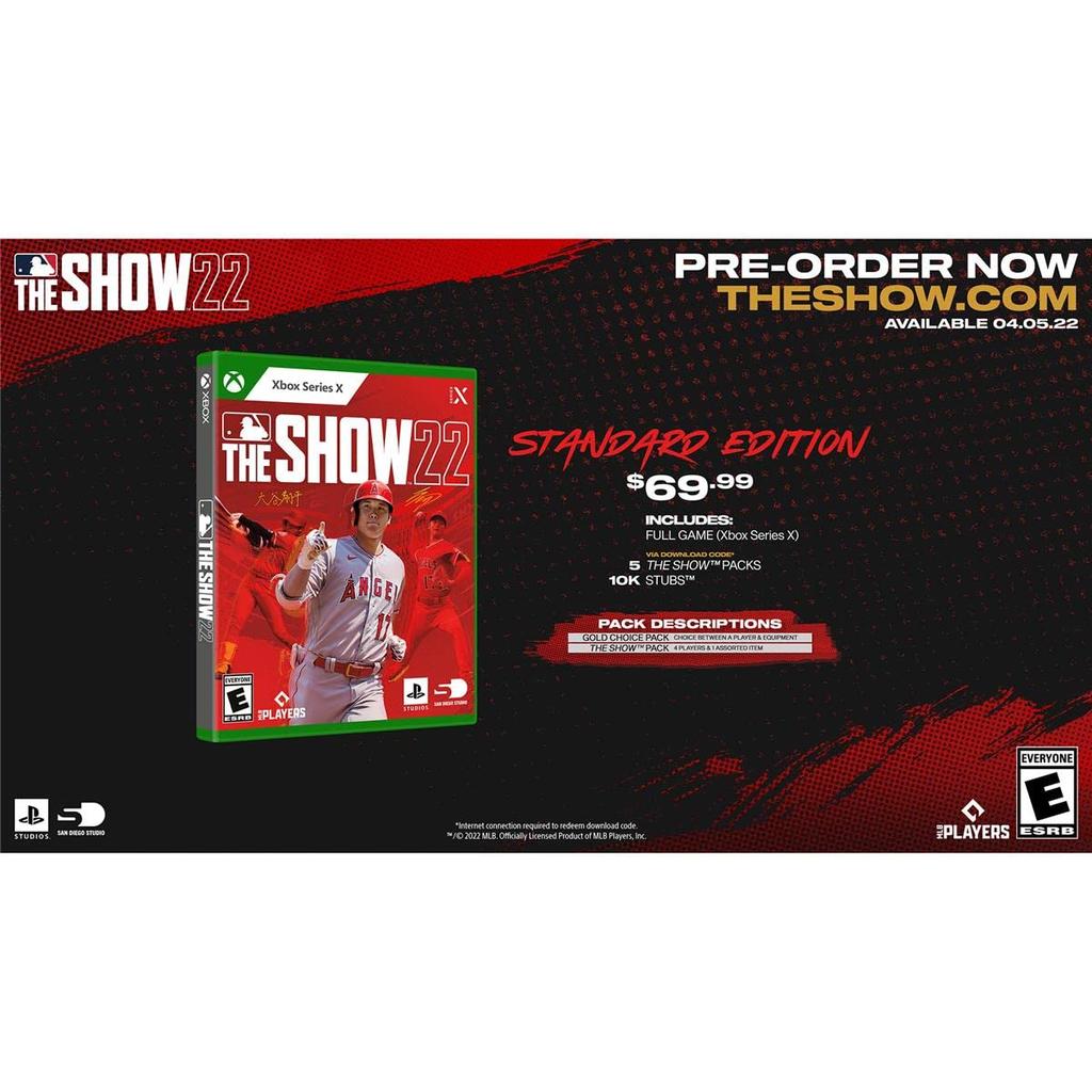 MLB The Show 22 North Xbox Series X (Import Version America) -