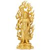 Статуя Будды Фудо Мёо, сплав с золотым покрытием, 21 см x ширина, автор Хидеун, отпугивает добрые благословения, выпущенные Такита Сётэн
