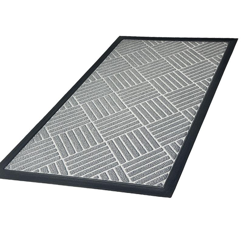 Полосатый полипропиленовый резиновый коврик для входа в дом - противоскользящий входной коврик для дома