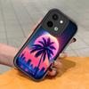 For Huawei P50 Pro P40 Lite Honor 8X 9X X9 Tecno Spark Go Infinix Smart 8 Vivo V29 V30 Y02 Y16 Cartoon Coconut Tree Full Lens Protect Soft Phone Case