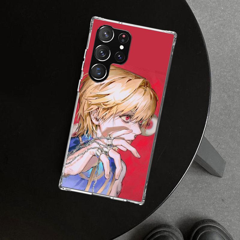 Чехол Huner X-Hunters Курапика для Samsung Galaxy S26 S25 Edge S24 S23 Ultra S22 Plus S21 FE S20 + Арт Кастомный Забавный