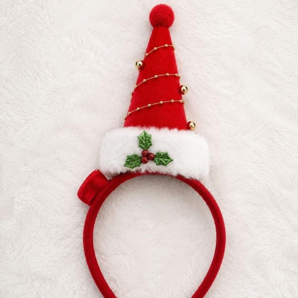 Hair Hoop Christmas Headband Party Props Xmas Tree Headwear Gift Decorative Headdress Xmas Party