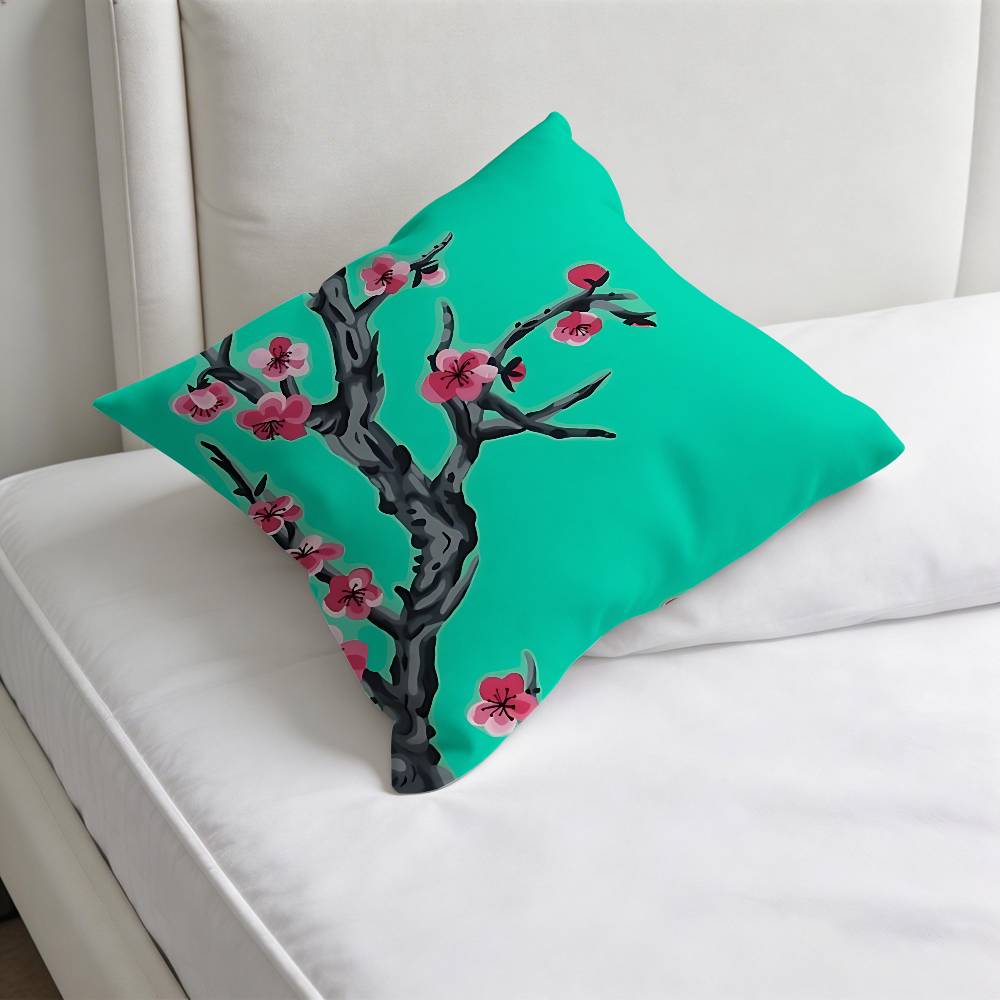AArizonaa Iced Green Tea Printed Pillowcase Soft Polyester Pillow Cover Home Bedding Decor Print Gift No Pillow Core