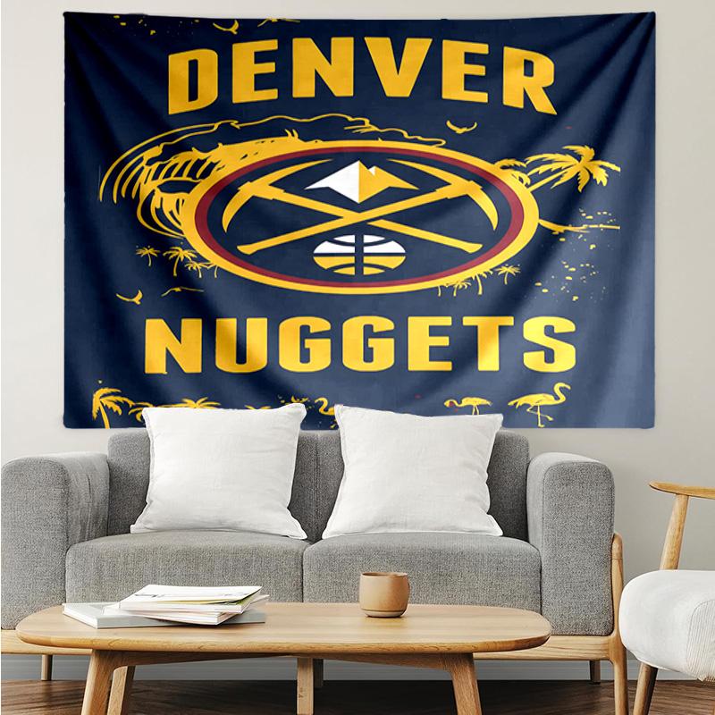 Nuggets Logo Art Quick-Dry Tapestry Hanging for Bedroom,Livingroom, Playroom,Decor Art Room Wall Tapestry Holiday and Birthday Gifts