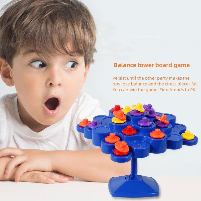 Puzzle Games For Kids Parent Child Interaction Board Games Balanced Tree Toy Montessori Educational Stacking Toys Learning Gifts