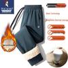 TUCANO Unisex Winter Lamb Fleece-Lined Straight-Leg Casual Pants