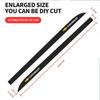 EHN5 2pcs Car Door Side Skirt Sill Stripe Carbon Decals Accessories For Chevrolet Spark Captiva Cruze Tracker Orlando Trax Epica