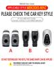 Compatible with Mercedes-Benz key covers: E300L, E260, C260L, GLB200, GLC300L, S-Class, GLE350.