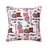 Custom Vintage Movie Tickets Luxury Throw Pillow Cover Decoration Theater Sofa Cushion